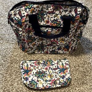 Floral Patterned Women's Bag Set
